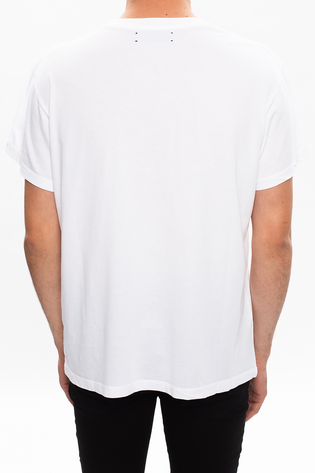 shirt Amiri - Logo T - High-neck Sweater With Tears In